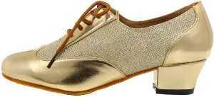 HROYL Women's Lace-up Latin Salsa Tango Practice Performance Ballroom Teacher Dance Shoes,YCL319