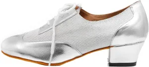 HROYL Women's Lace-up Latin Salsa Tango Practice Performance Ballroom Teacher Dance Shoes,YCL319