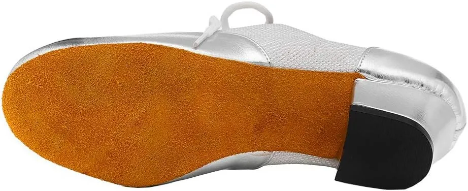 HROYL Women's Lace-up Latin Salsa Tango Practice Performance Ballroom Teacher Dance Shoes,YCL319