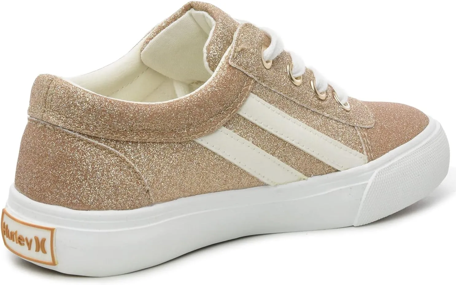 Hurley Boardy Kids Lace Up Canvas Sneakers  Low Cut Skateboarding Shoes for Kids, Sports Shoes for Boys and Girls