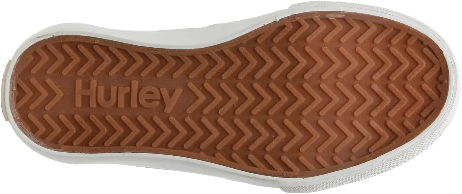 Hurley Boardy Kids Lace Up Canvas Sneakers  Low Cut Skateboarding Shoes for Kids, Sports Shoes for Boys and Girls