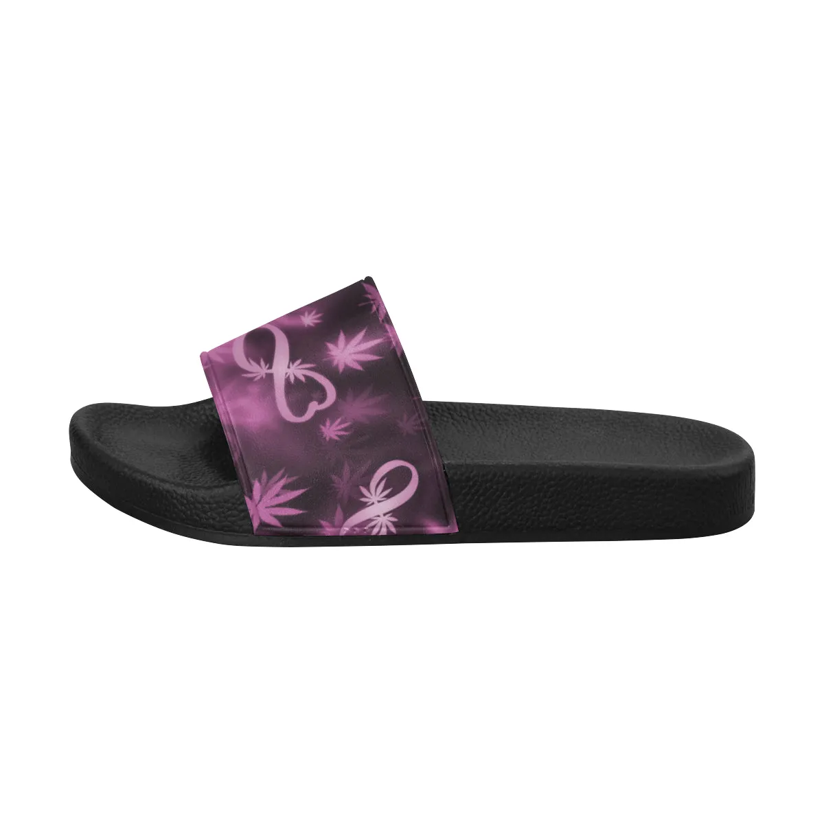 INFINITY PURPLE COSMOS Women's Slide Sandals