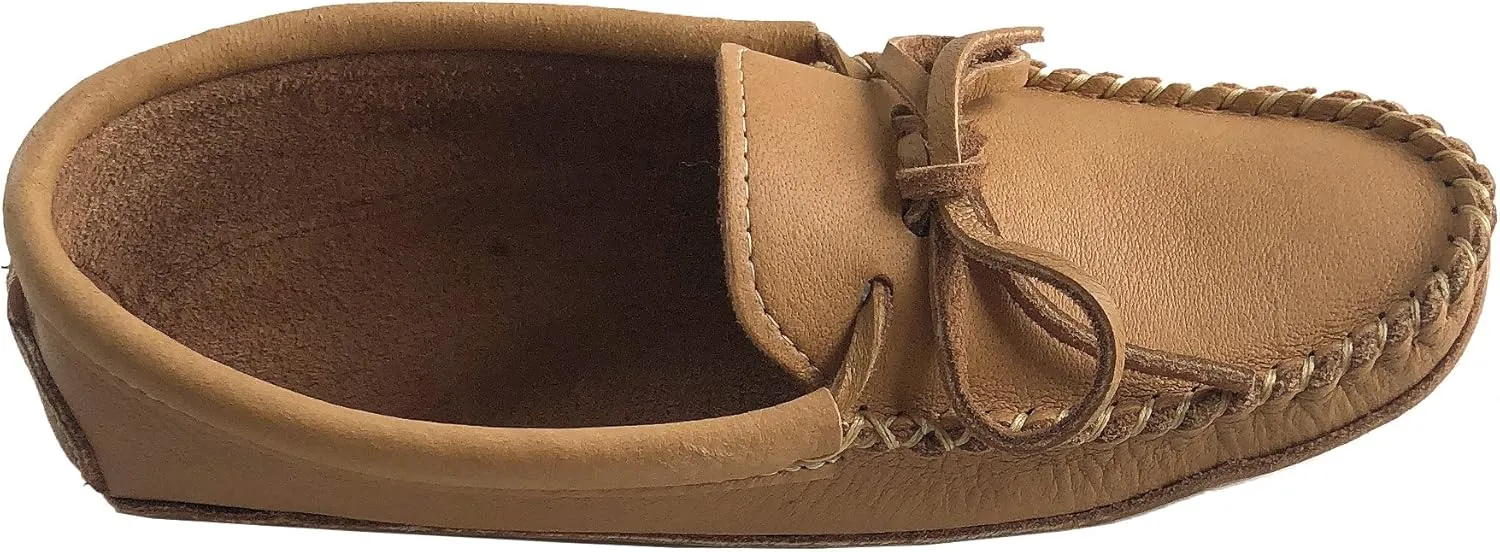 Laurentian Chief Men's Moose Hide Earthing Moccasins