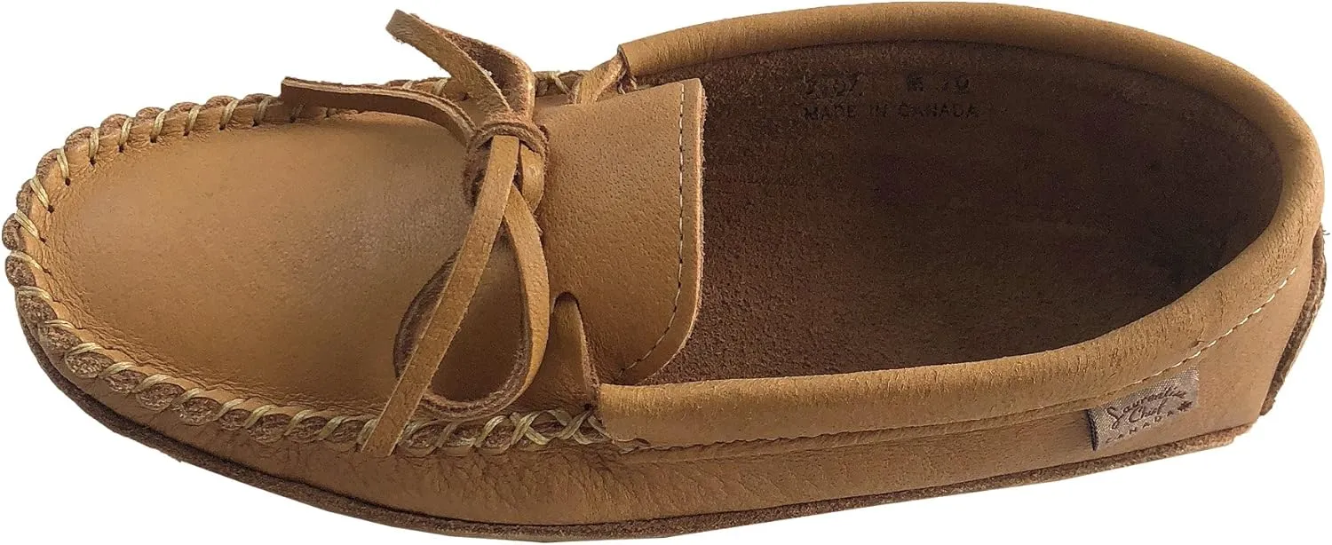 Laurentian Chief Men's Moose Hide Earthing Moccasins