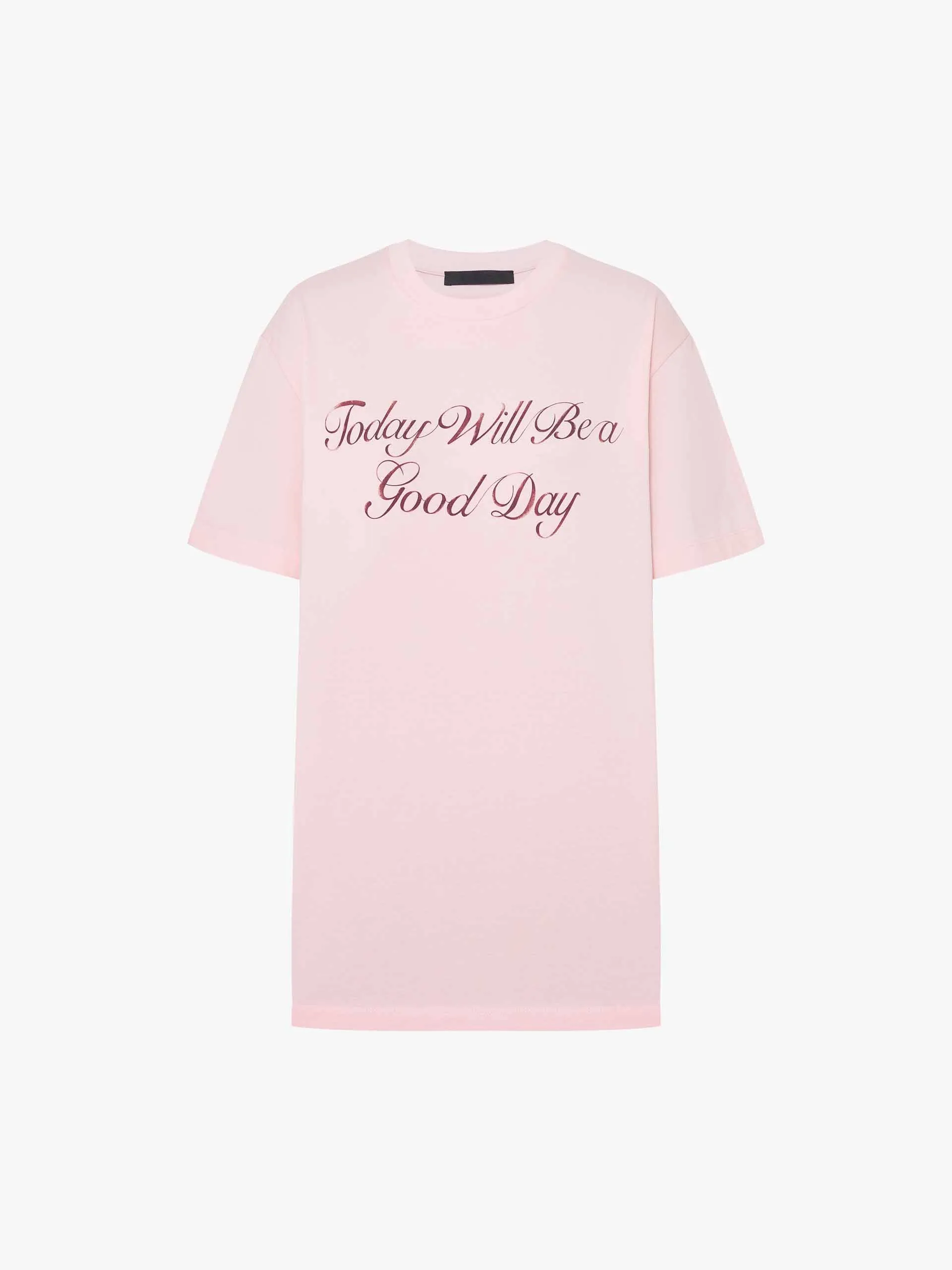 Letter Print Round Neck T-shirt