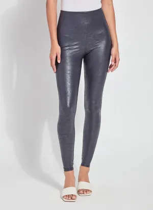 Matilda Faux Leather Leggings True Navy
