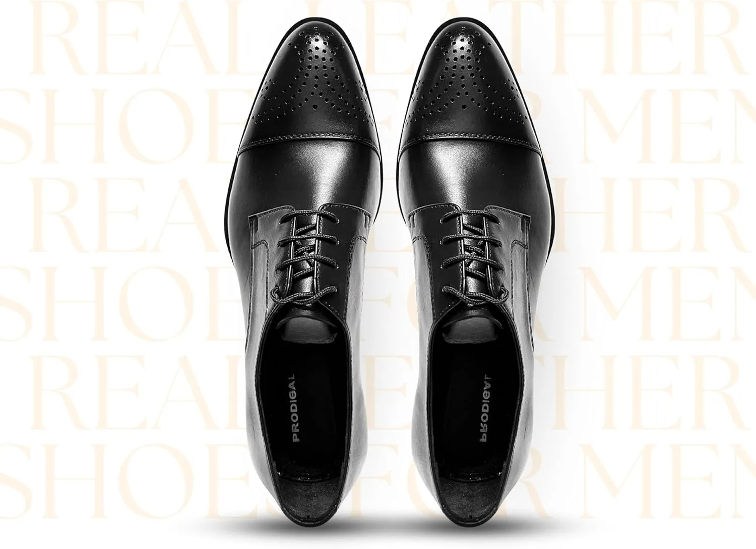 Men's Dress Shoes Handmade Leather Formal Business Oxford Shoes Premium Brogue Derby Retro Dress Shoes for Men