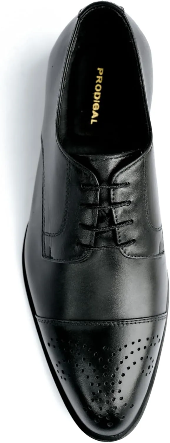 Men's Dress Shoes Handmade Leather Formal Business Oxford Shoes Premium Brogue Derby Retro Dress Shoes for Men