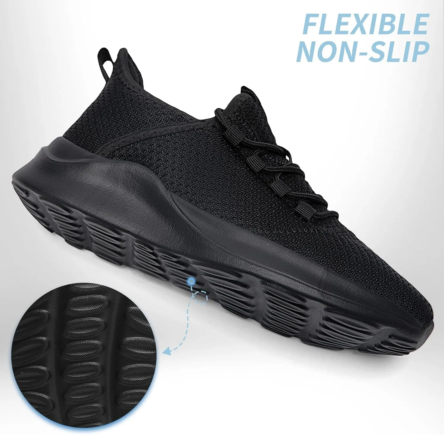 Mens Tennis Gym Shoes Lightweight Breathable Running Workout Shoes Non-Slip Fashion for Walking Work Travel