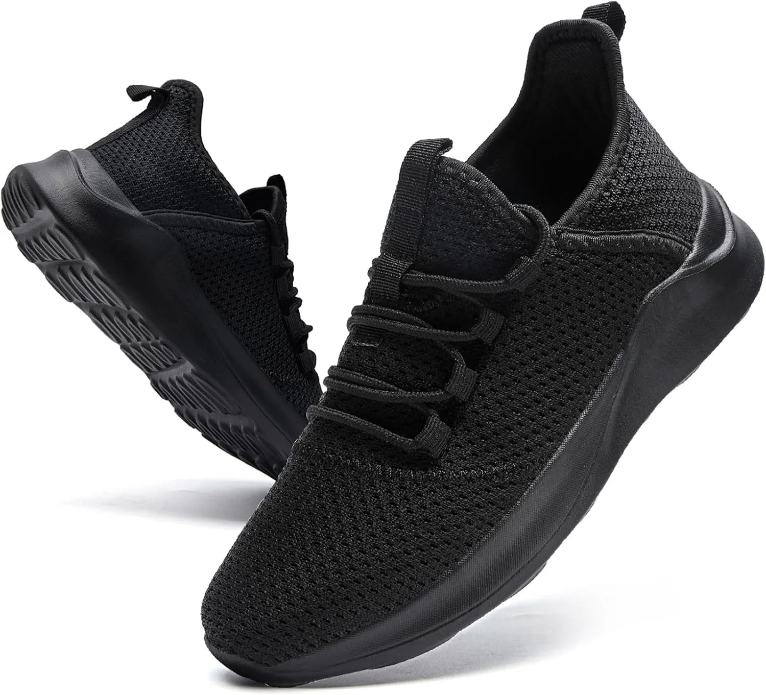 Mens Tennis Gym Shoes Lightweight Breathable Running Workout Shoes Non-Slip Fashion for Walking Work Travel