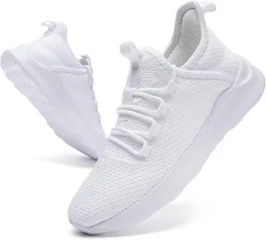 Mens Tennis Gym Shoes Lightweight Breathable Running Workout Shoes Non-Slip Fashion for Walking Work Travel