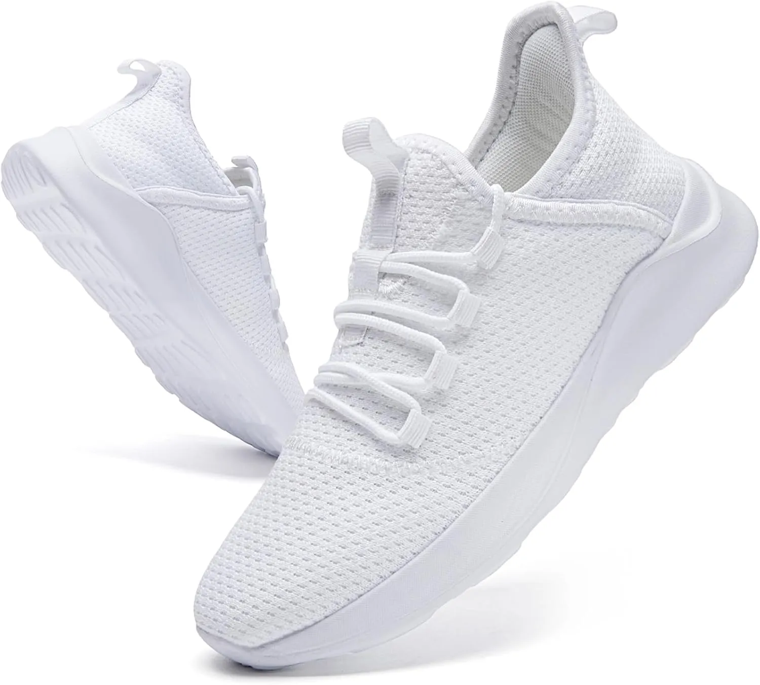 Mens Tennis Gym Shoes Lightweight Breathable Running Workout Shoes Non-Slip Fashion for Walking Work Travel