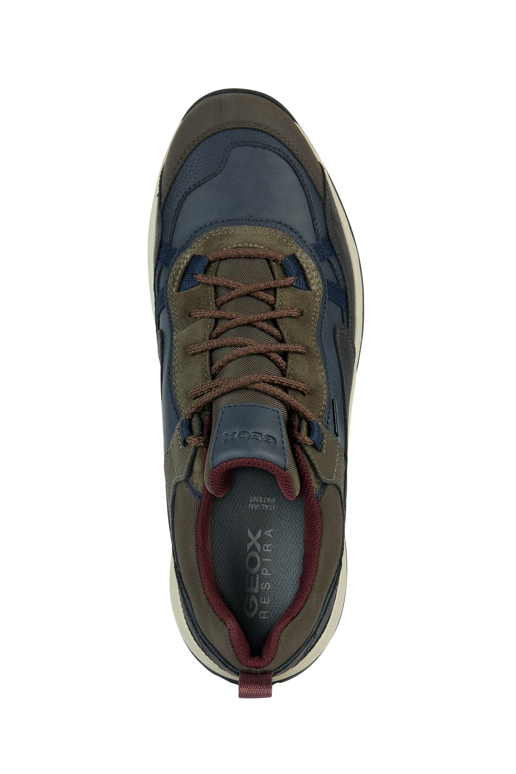 Men's Terrestre Amphibiox Trainers - Navy/Dark Coffee
