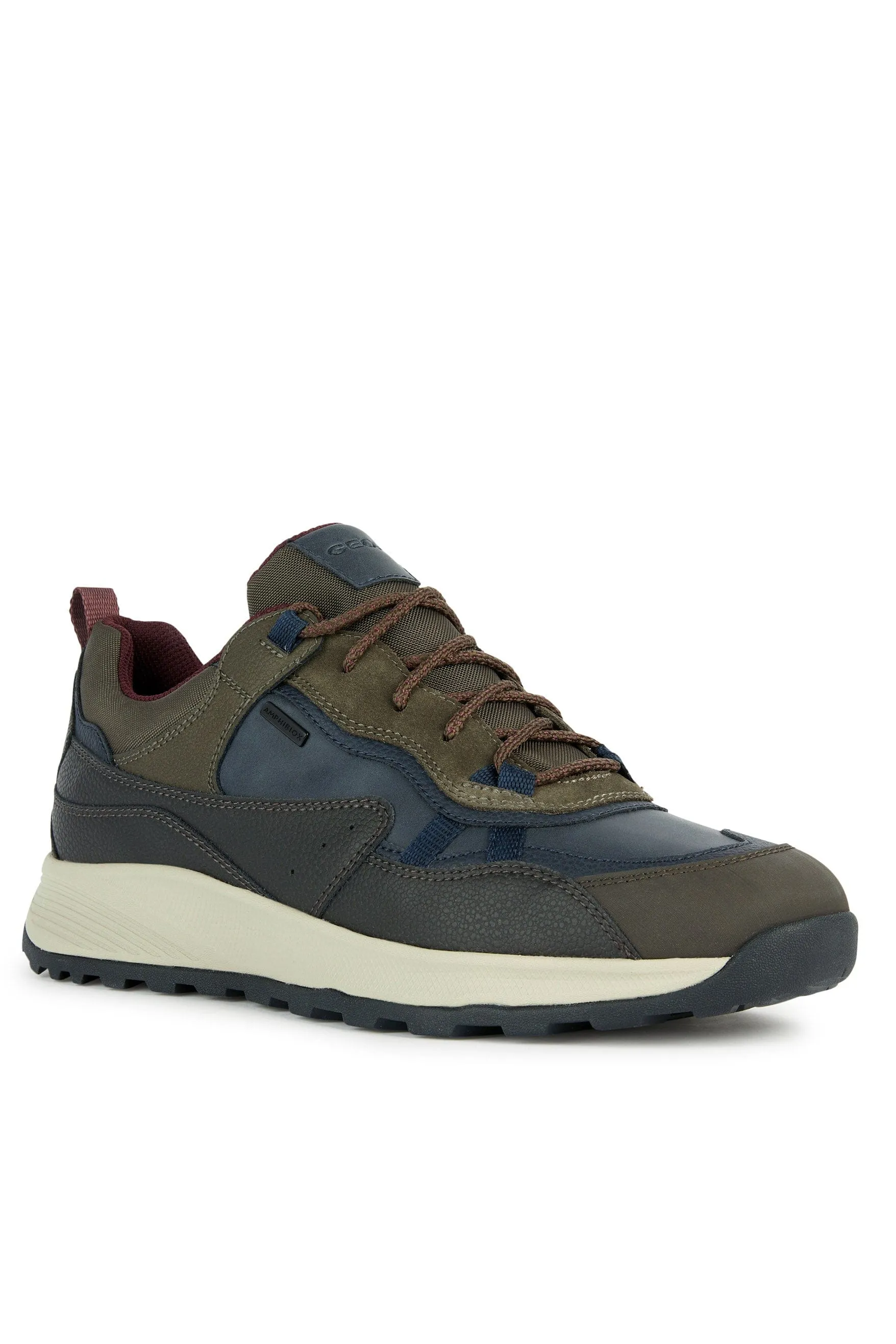 Men's Terrestre Amphibiox Trainers - Navy/Dark Coffee