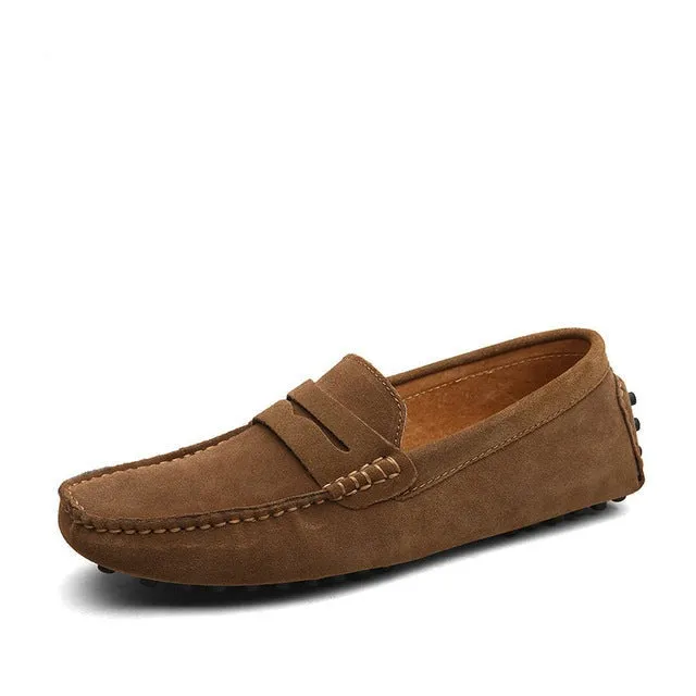 Men's Top Quality Leather Shoes Moccasins Loafers Flats