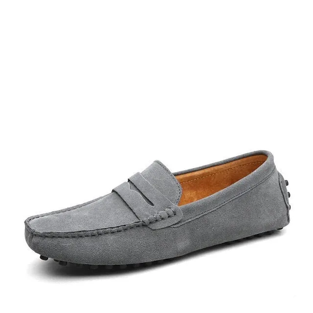 Men's Top Quality Leather Shoes Moccasins Loafers Flats