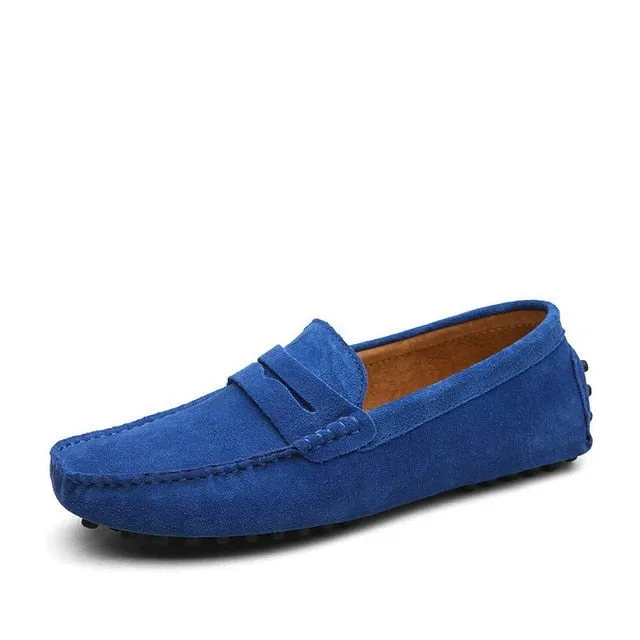 Men's Top Quality Leather Shoes Moccasins Loafers Flats