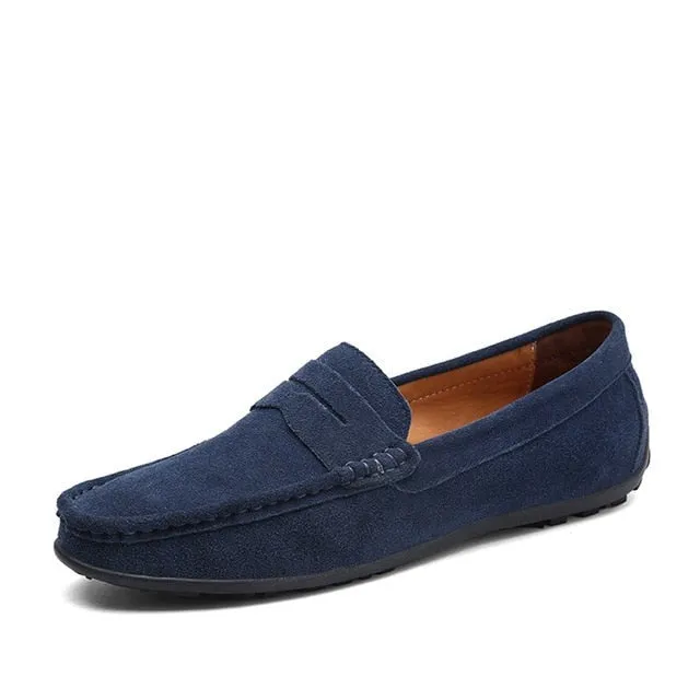 Men's Top Quality Leather Shoes Moccasins Loafers Flats
