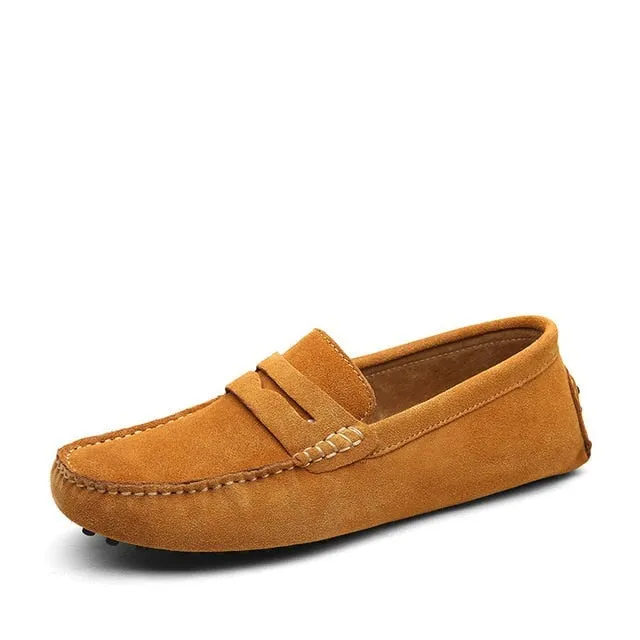 Men's Top Quality Leather Shoes Moccasins Loafers Flats