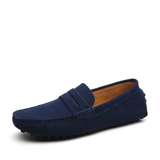 Men's Top Quality Leather Shoes Moccasins Loafers Flats