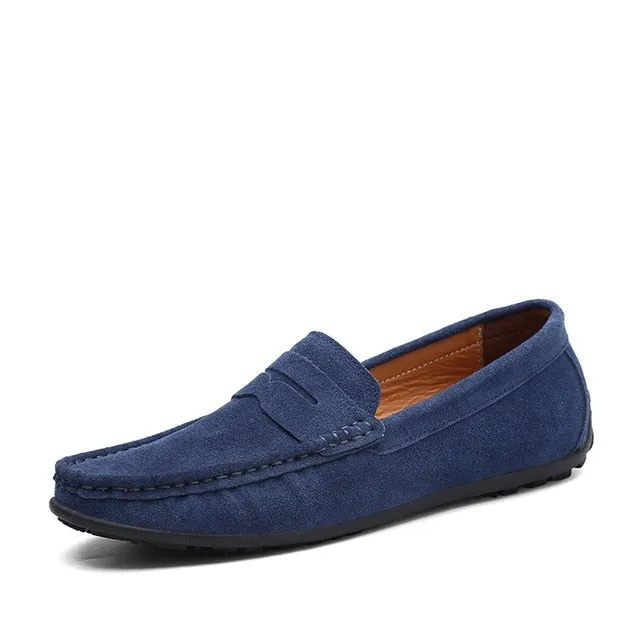 Men's Top Quality Leather Shoes Moccasins Loafers Flats