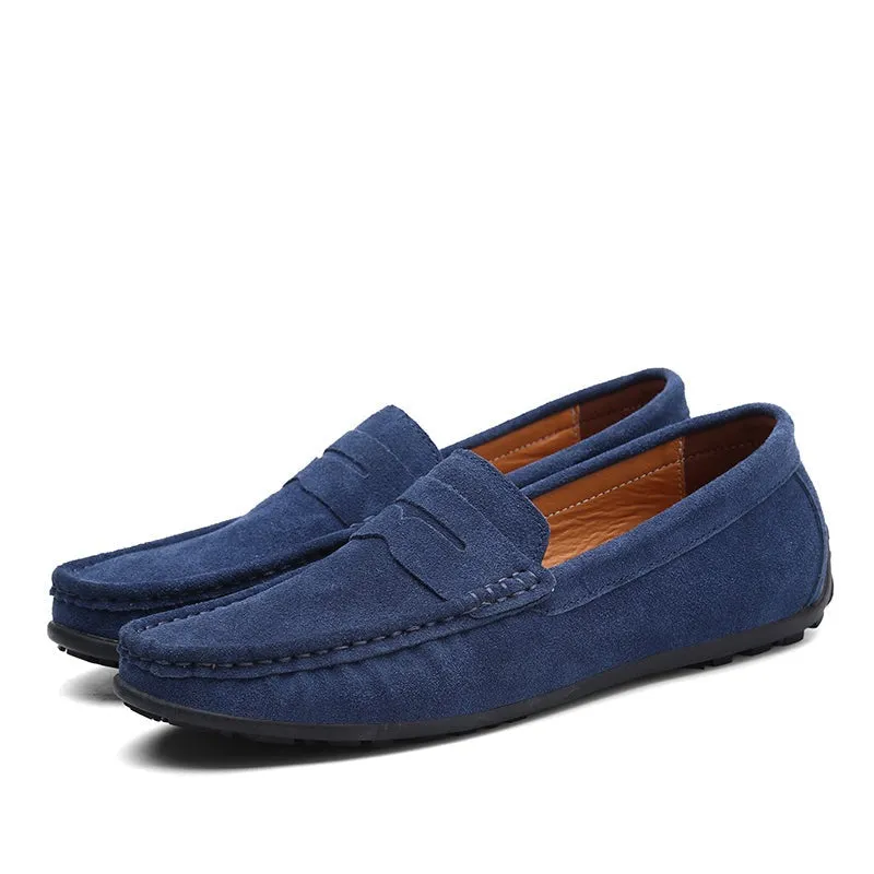 Men's Top Quality Leather Shoes Moccasins Loafers Flats