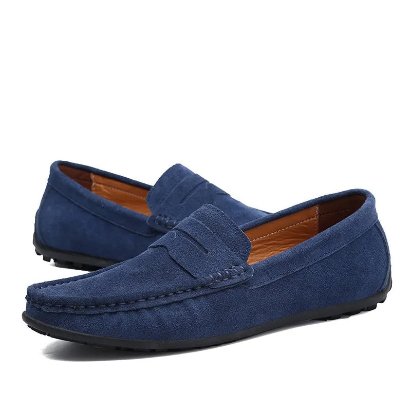 Men's Top Quality Leather Shoes Moccasins Loafers Flats