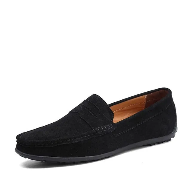 Men's Top Quality Leather Shoes Moccasins Loafers Flats