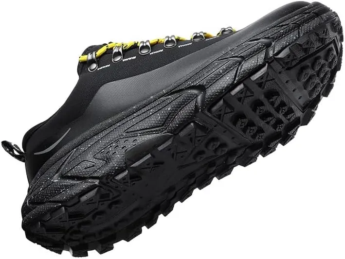 Men's Waterproof Hiking Shoes, Low-Top Trail Running Sneakers, Shock Absorbing Work Boots