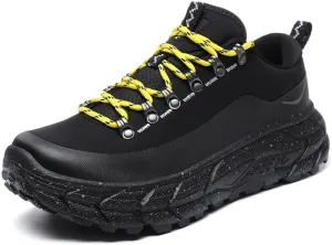 Men's Waterproof Hiking Shoes, Low-Top Trail Running Sneakers, Shock Absorbing Work Boots