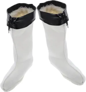 Men's Winter Snow Boots with Cozy Insulated Liner for Fishing and Hiking in Cold Weather Black Size -