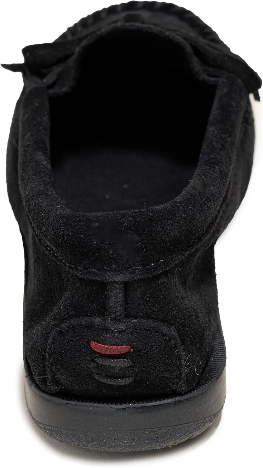 Minnetonka Womens Tie Slip On Moccasins for Women, Classic Leather Loafer Silhouette, Cushioned Footbed