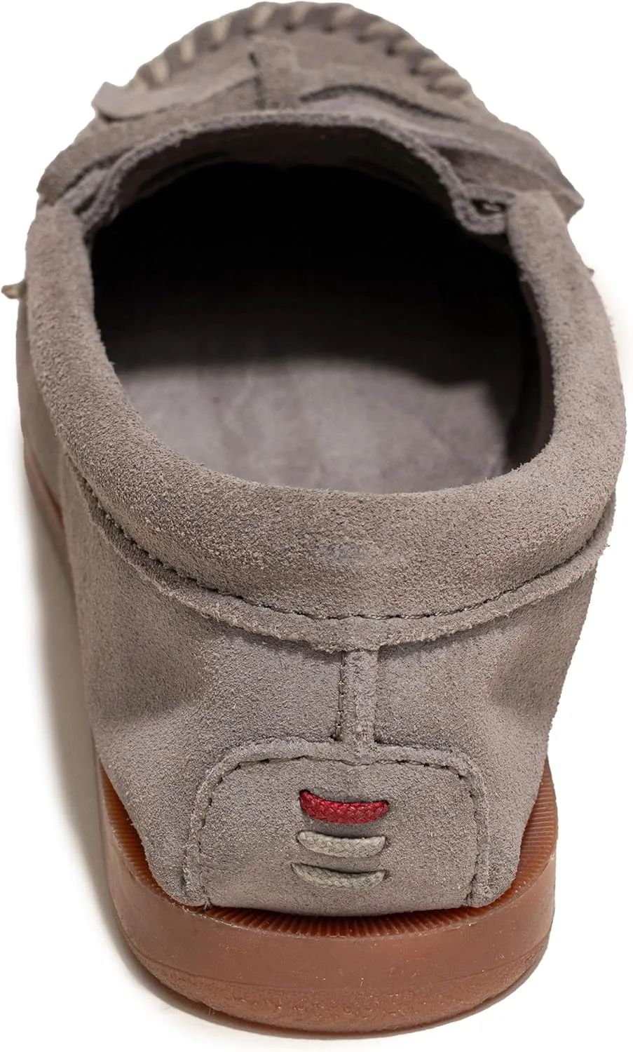 Minnetonka Womens Tie Slip On Moccasins for Women, Classic Leather Loafer Silhouette, Cushioned Footbed