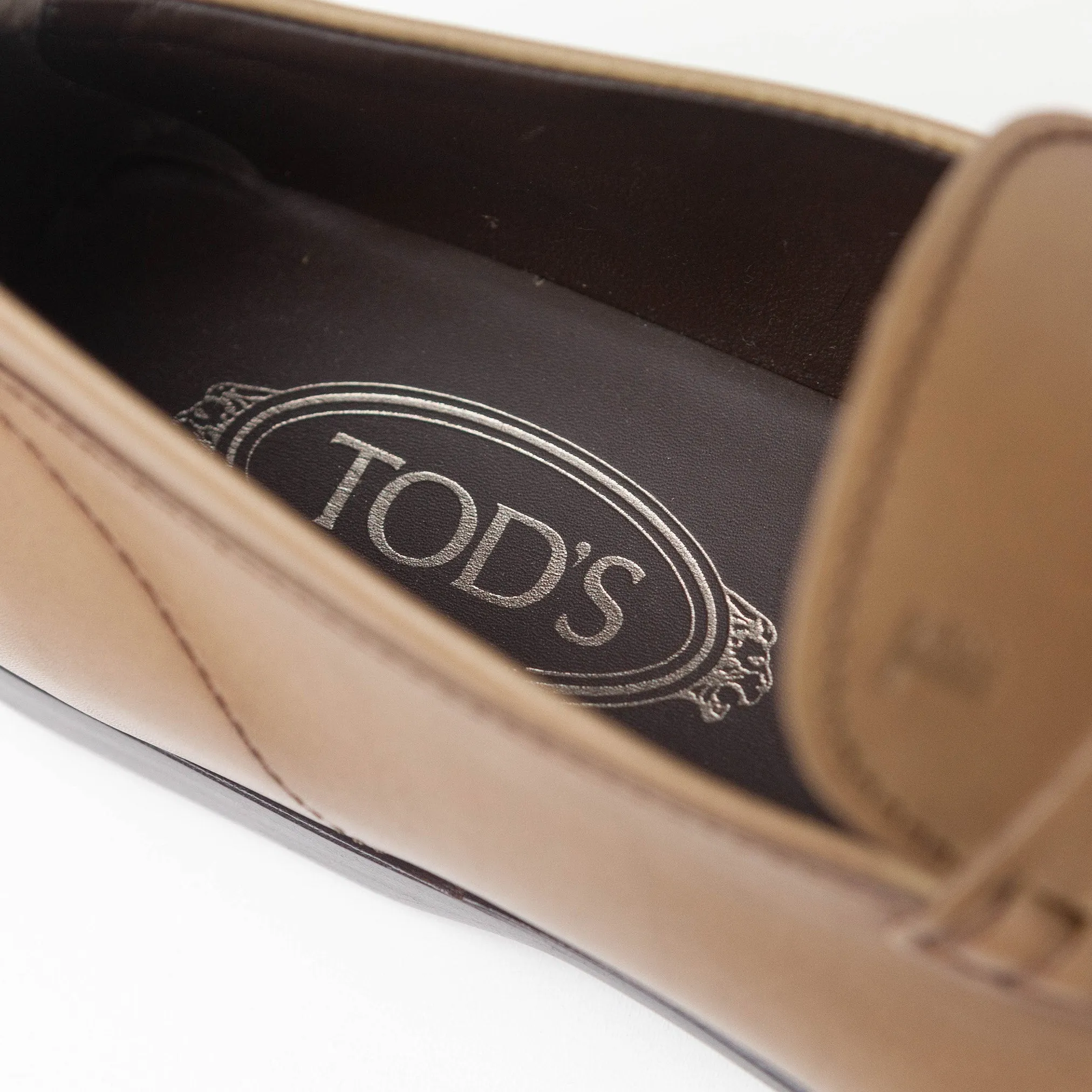 Moccasins in Tan Leather #691