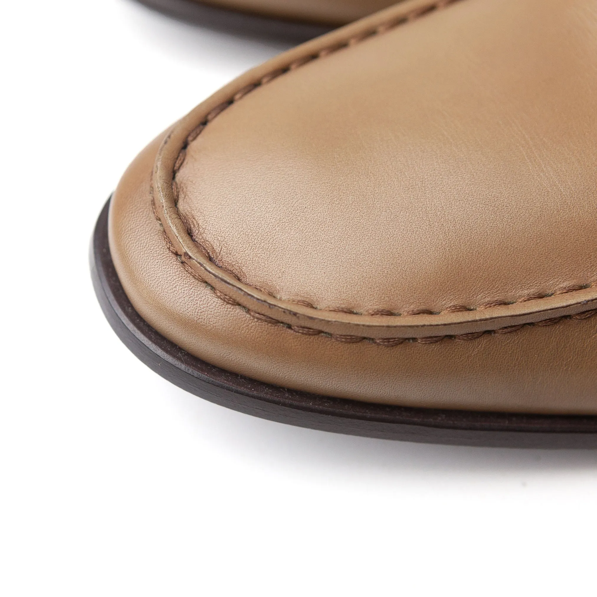 Moccasins in Tan Leather #691