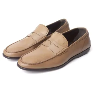 Moccasins in Tan Leather #691