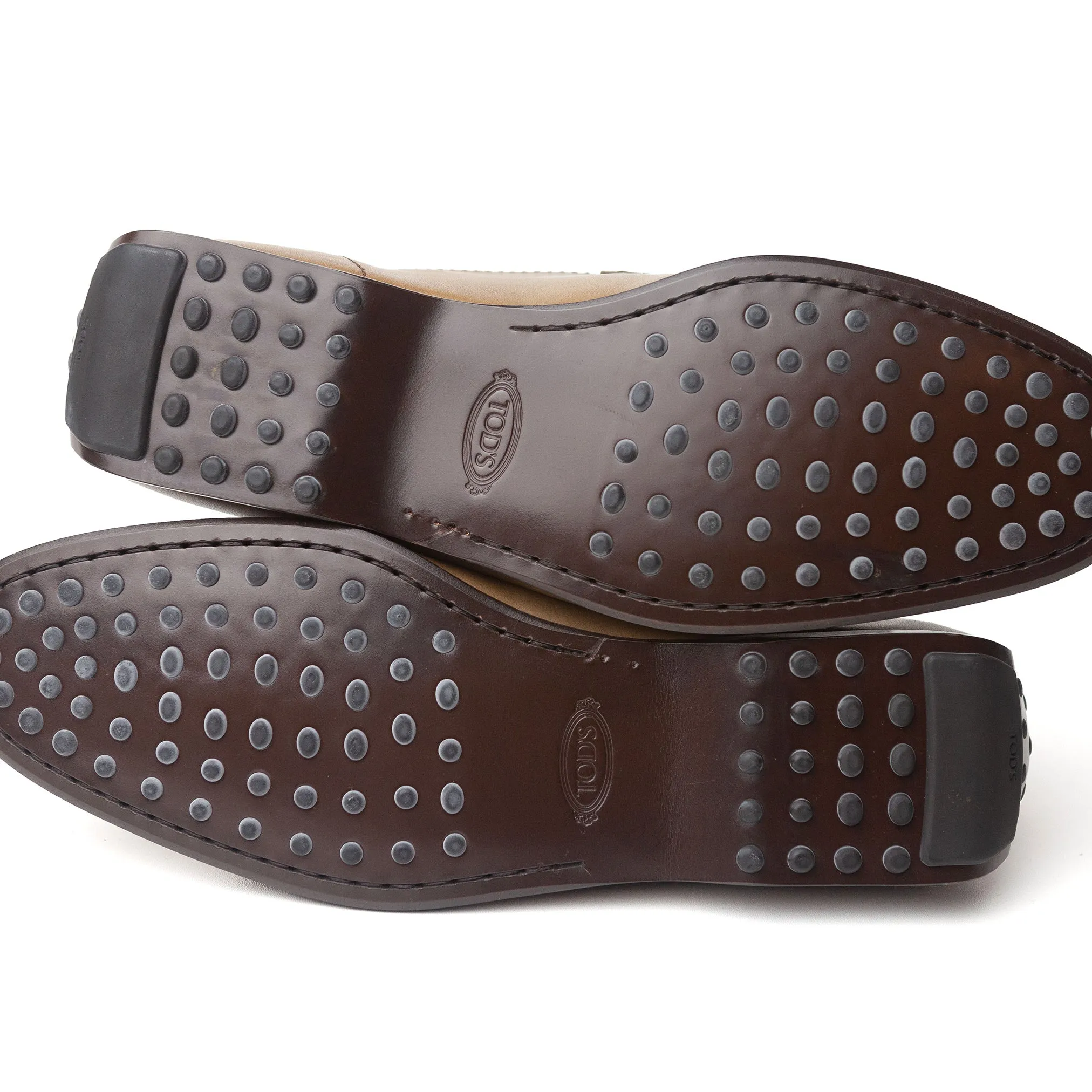 Moccasins in Tan Leather #691