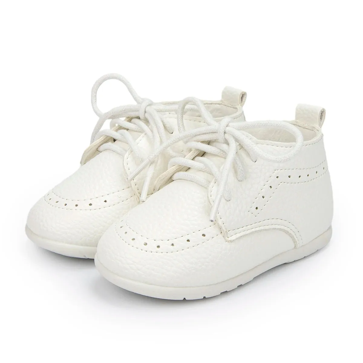 New Baby Shoes Retro Leather Boy Girl Shoes Toddler Rubber Sole Anti-slip First Walkers Newborn Infant Moccasins Baby Crib Shoes