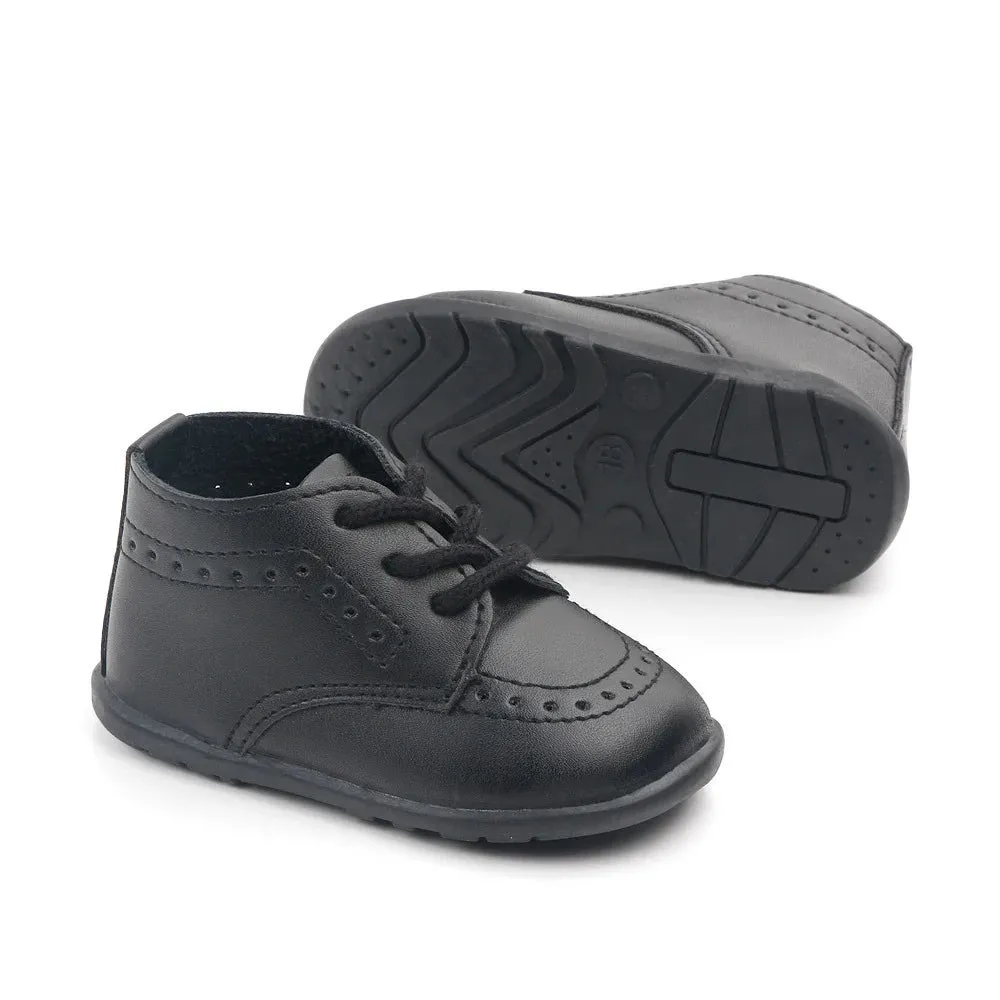 New Baby Shoes Retro Leather Boy Girl Shoes Toddler Rubber Sole Anti-slip First Walkers Newborn Infant Moccasins Baby Crib Shoes