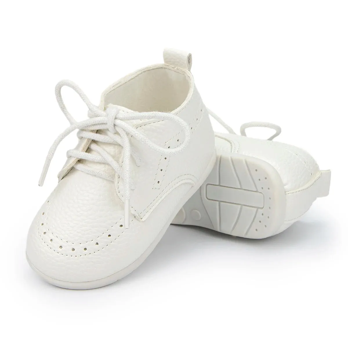 New Baby Shoes Retro Leather Boy Girl Shoes Toddler Rubber Sole Anti-slip First Walkers Newborn Infant Moccasins Baby Crib Shoes