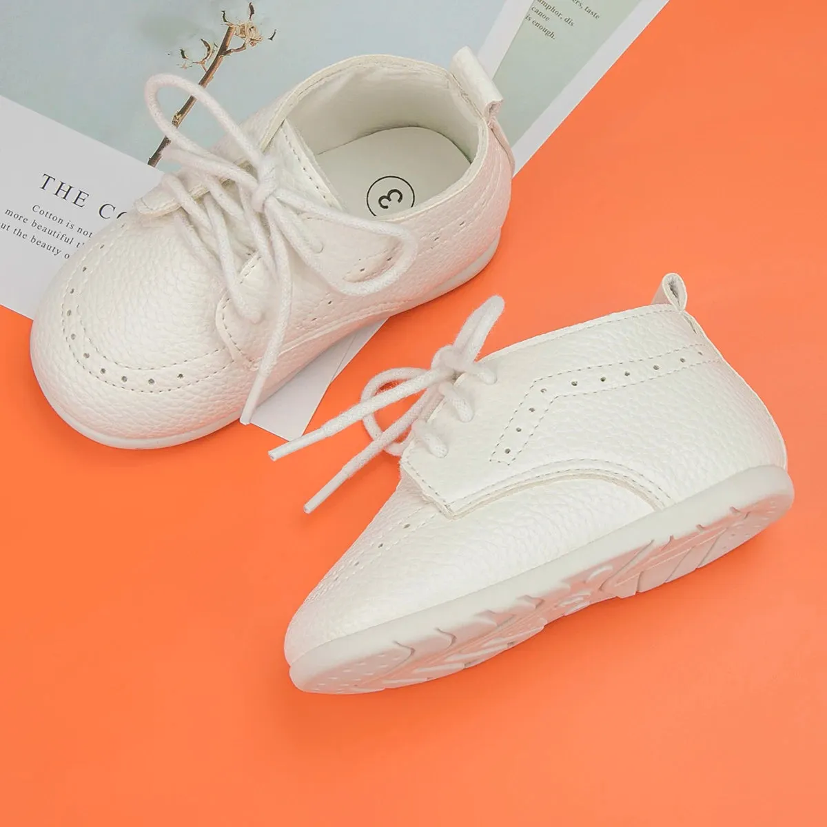 New Baby Shoes Retro Leather Boy Girl Shoes Toddler Rubber Sole Anti-slip First Walkers Newborn Infant Moccasins Baby Crib Shoes