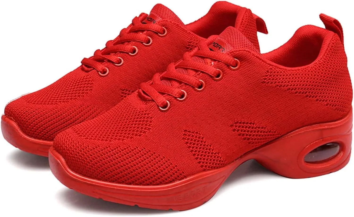 ONAIC Women's Jazz Dance Shoes Lace-Up Sneakers Modern Breathable Dance Shoe Athletic Walking Dance Trainers