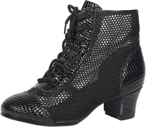 ONAIC Women's Latin Ballroom Dance Shoes Ballroom Dance Sneakers Rubber Sole Practice Jazz Dance Trainers 3.5 Heel