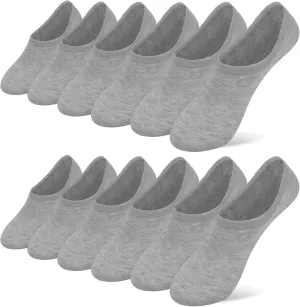Ordenado Women's No Show Socks 6-9 Pairs Casual Thin Non Slip Flat Boat Line No Show Socks