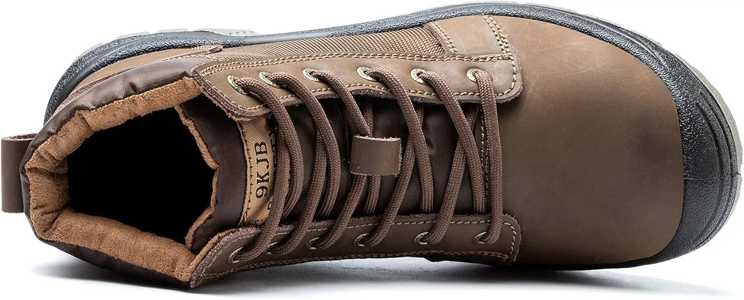 ORISTACO Work Safety Boots Steel Toe Puncture-Resistant Industrial Construction Sneaker
