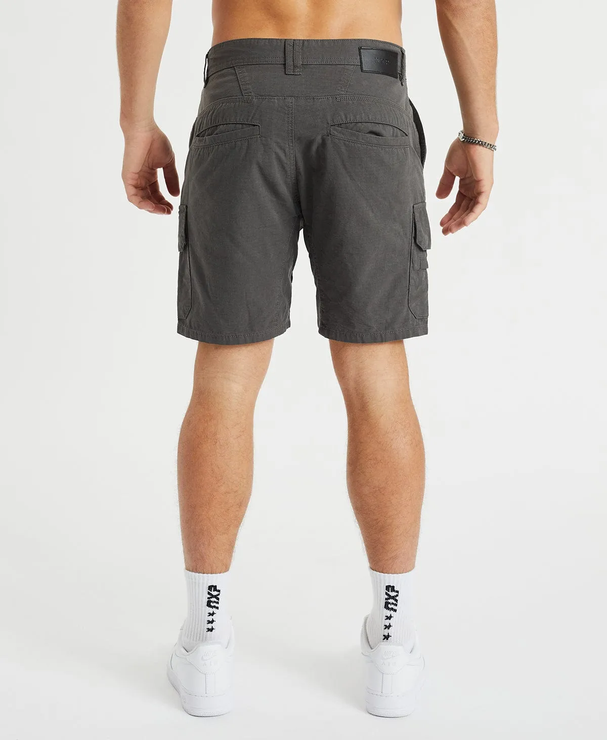 Overland Cargo Shorts Charcoal