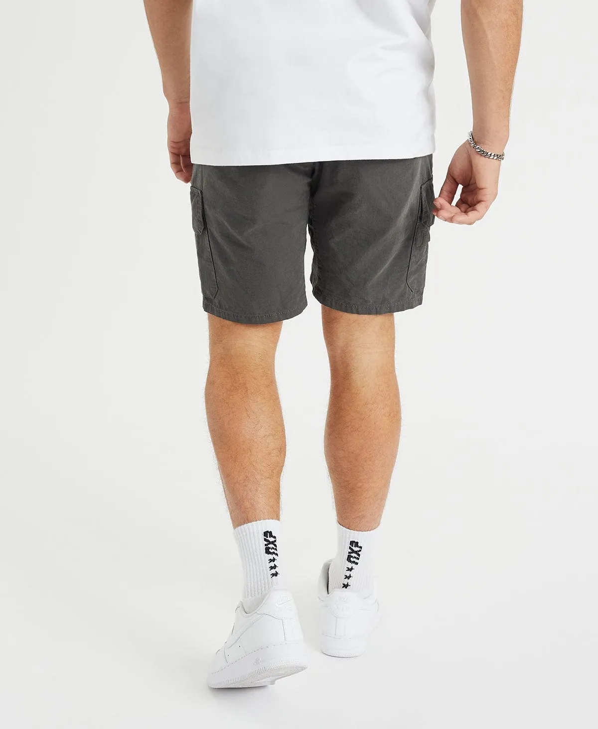 Overland Cargo Shorts Charcoal