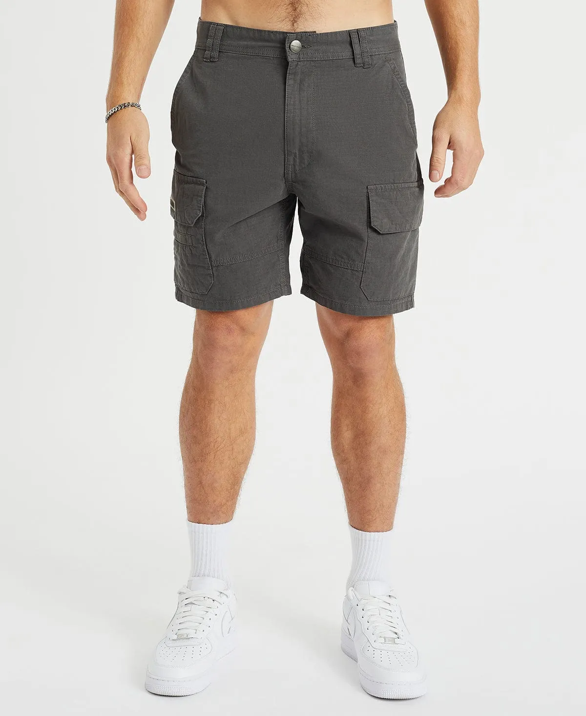 Overland Cargo Shorts Charcoal