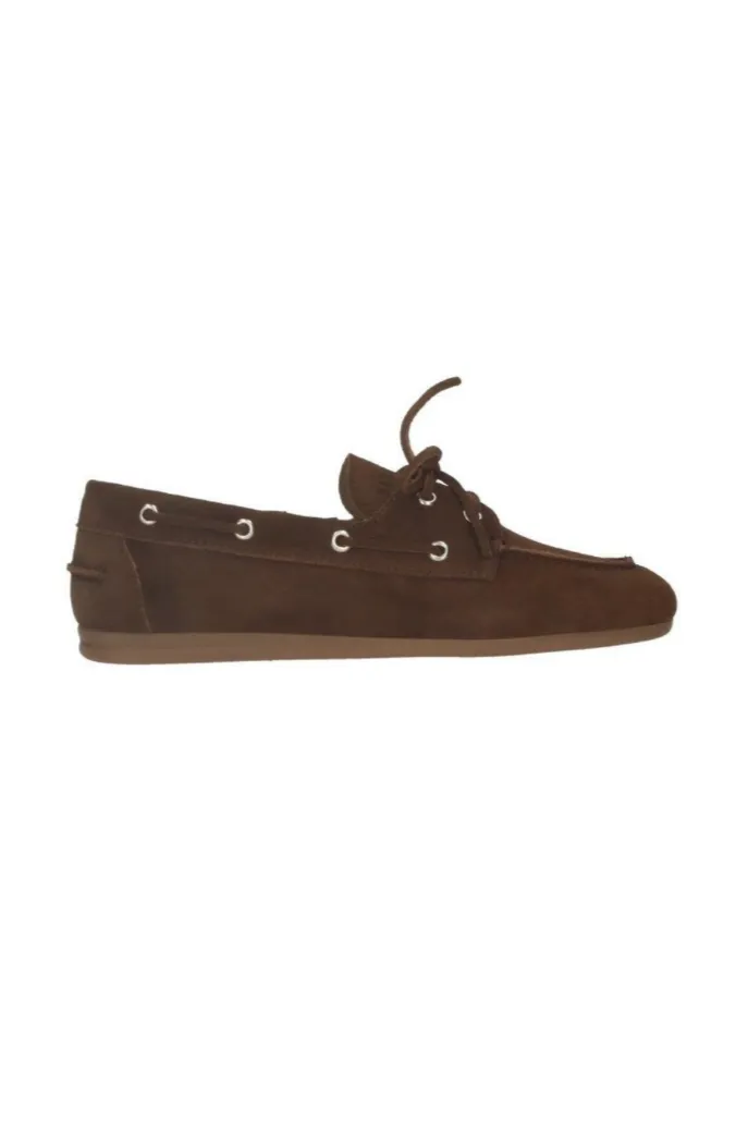 Pavement - Ballerina Loafers - Brown Suede - Marin