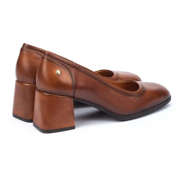 Pikolinos Women's Sevilla W1W-5540C1 Leather Heel Shoes Cuero Brown